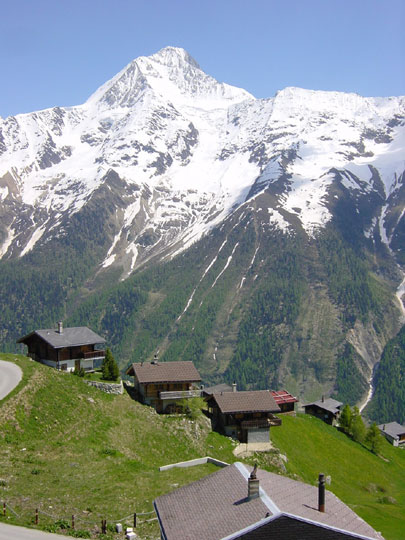 Foto Chalet Mrwig mit Bietschhorn